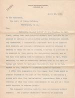 Correspondence Regarding Student Surveys, 1890