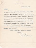 Forwards Board of Survey Proceedings Convened in December 1890