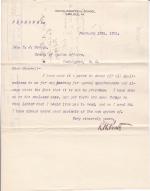 Pratt Forwards Letter from Nellie L. Nunn Requesting Agency Position