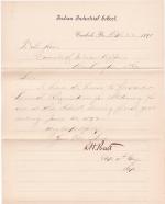 Pratt Forwards Requisition for Stationery, Fiscal Year 1891-1892 Pratt Forwards Requisition for Stationery, Fiscal Year 1891-1892