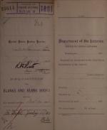 Requisition for Blanks and Blank Books, July 1891