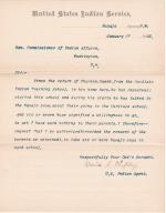 Request to Take Party of Navajo Students to Carlisle Request to Take Party of Navajo Students to Carlisle