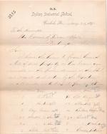 Confirmation of Worn Out and Unserviceable Property Report, February 1892 Confirmation of Worn Out and Unserviceable Property Report, February 1892
