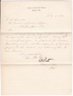 Request to Expend $5,000 in Travel Expenses in 1892-1893 Fiscal Year