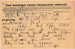 Attention Called to Report of Irregular Employees, June 1892 (Telegram)