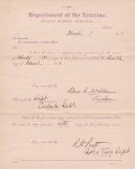 Clara C. McAdam's Application for Sick Leave of Absence 