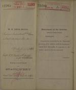 Requisition for Stationery, April 1893