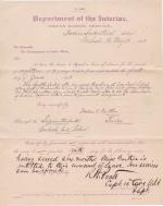 Mollie V. Gaither's Application for Leave of Absence 