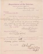 Florence M. Carter's Request for Leave of Absence
