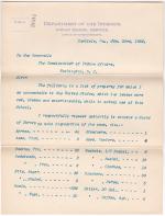 Request to Convene Board of Survey in January 1894 Request to Convene Board of Survey in January 1894