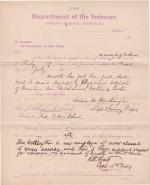 Anna M Worthington's Application for Sick Leave