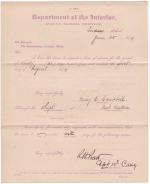 Mary E. Campbell's Application for Leave of Absence 