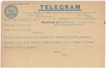 William J. Nolan's Request for Indefinite Leave of Absence (Telegram)