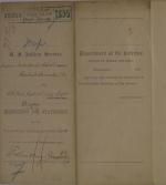 Requisition for Stationery, April 1895