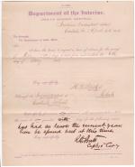 W. B. Beitzel's Application for Leave of Absence 