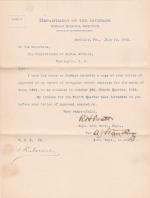 Forwarding Copy of Approval of Irregular Employees, June 1895