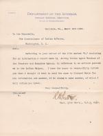 Correspondence Regarding Ghost Dance Article in Indian Helper Correspondence Regarding Ghost Dance Article in Indian Helper