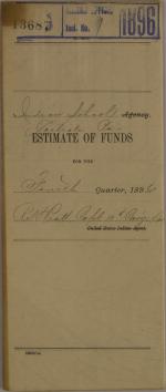 Estimate of Funds, Fourth Quarter 1896