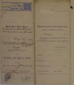 Requisition for Blanks and Blank Books, May 1896