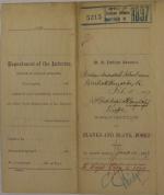 Requisition for Blanks and Blank Books, February 1897