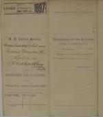 Requisition for Stationery, April 1897