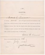 Oaths of Office, July 1897