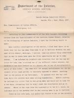 Peirce Makes a Report on the Kidnapping Claim of Henry Doxtator