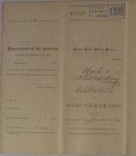 Requisition for Blanks and Blank Books, March 1898