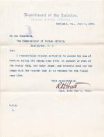 Request to Pay Hocker Farm Rent for Fiscal Year 1899