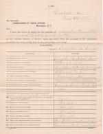 Application of Edith Pierce for Position in Indian Service