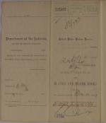 Requisition for Blanks and Blank Books, July 1899