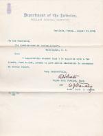 Request for Blank 5-141 Forms, August 1899