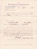 Mary E. Campbell's Application for Leave of Absence