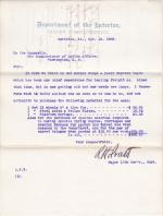 Request to Purchase Materials to Build Heavy Express Wagon