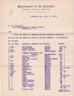 Bills of Lading and Weigher's Returns, October 1899
