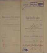 Requisition for Blanks and Blank Books, July 1900