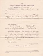 O. T. Harris' Application for Leave of Absence