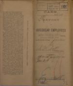 Report of Irregular Employees, June 1901