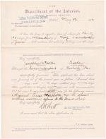 Josephine R. Walter's Application for Leave of Absence