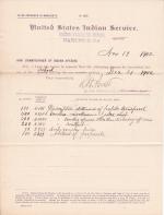 Requisition for Blanks and Blank Books, November 1902
