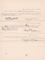M. Burgess' Certificate of Attendance at Pacific Coast Indian Institute