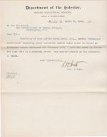 Pratt Provides Correct Authority Number for February 1904 Irregular Employees