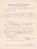 W. H. Miller's Application for Annual Leave of Absence