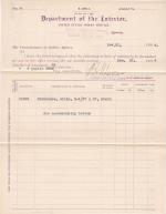 Requisition for Stationery, November 1904