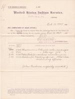 Requisition for Blanks and Blank Books, October 1905