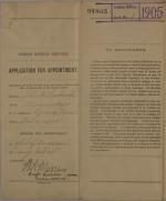 Application for Employment from John H. Londroche