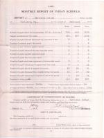 Monthly School Report for February 1907