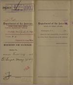 Requisition for Stationery, April 1907