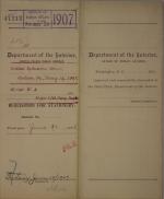 Requisitions for Blanks and Blank Books and Stationery, October 1907