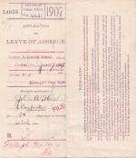 John A. Herr's Application for Annual Leave of Absence